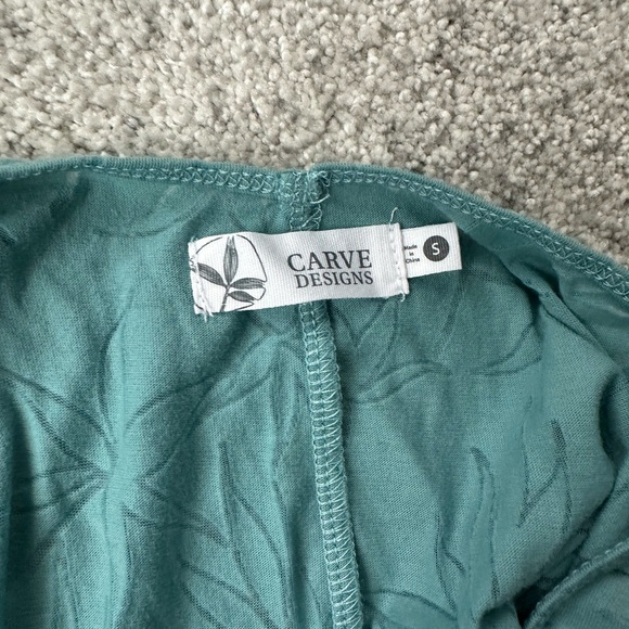 Carve Design Teal Sleeveless Women's Floral swim coverup NWOT - Picture 5 of 5